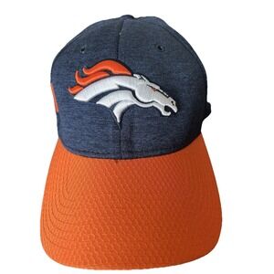 Denver Broncos New Era‎ 39THIRTY Hat Blue Orange Size S-M NFL